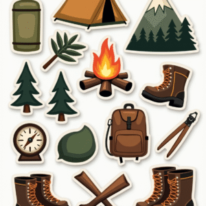 Travel & Exploration - Sticker Sheet v19